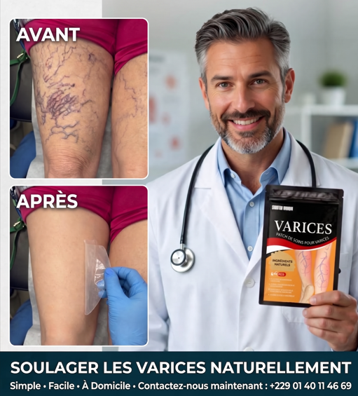 Patchs de soin pour varices des jambes